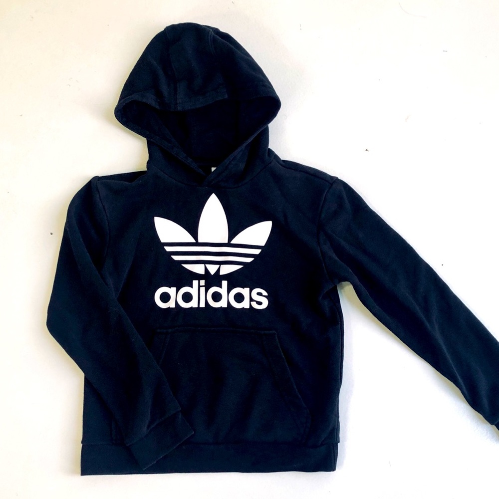 Boys Adidas Trefoil hoodie